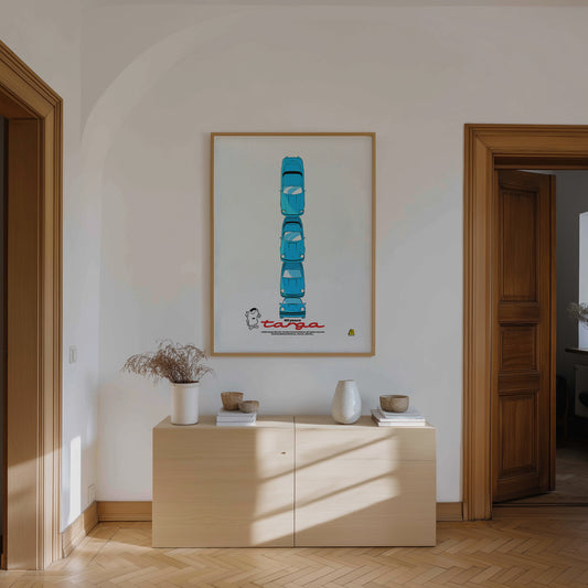 James Martin - Work #1: Targa, Blue - Poster