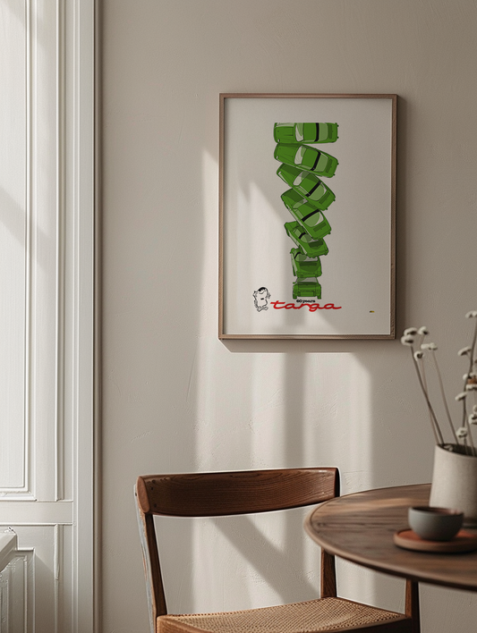 James Martin - Work #2: Targa, Green - Poster