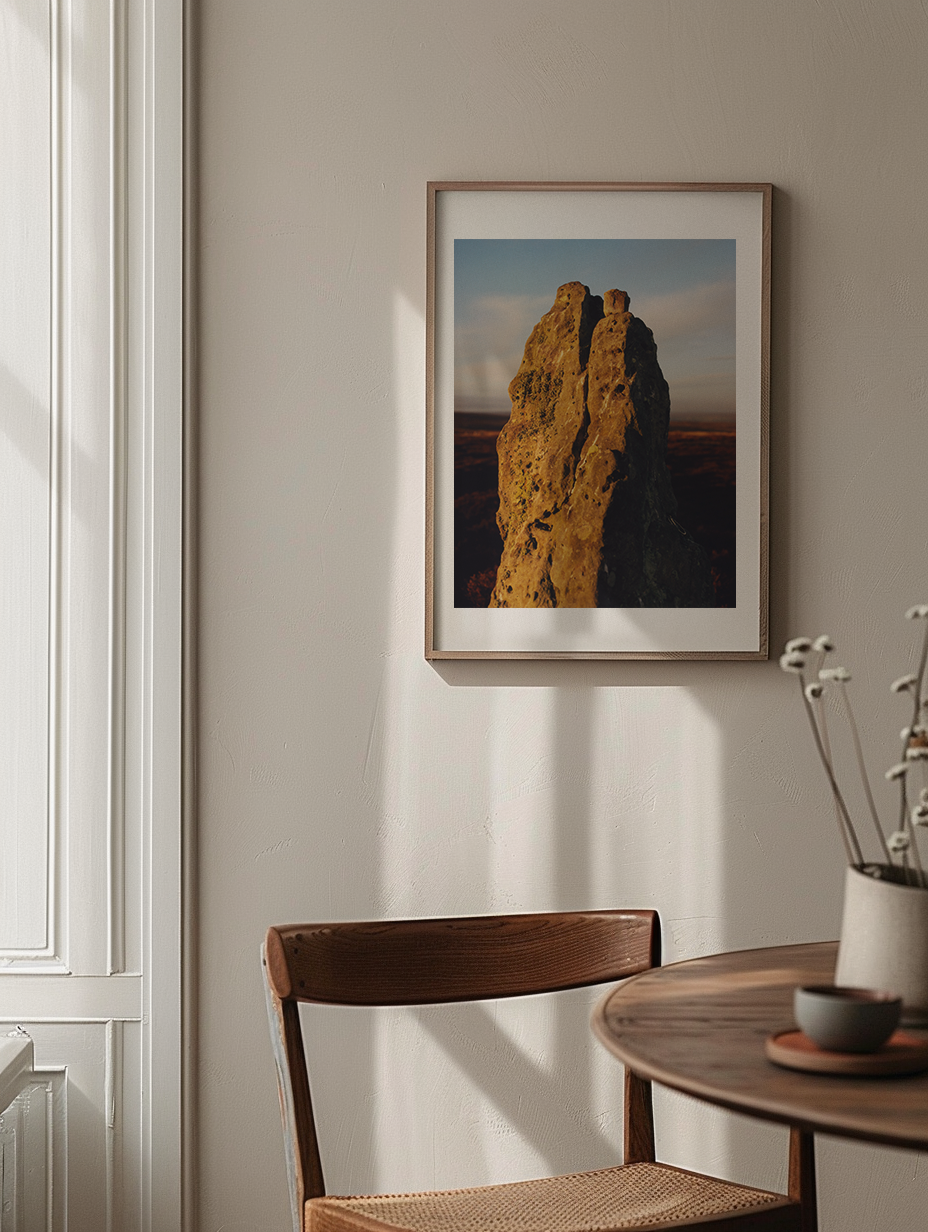 George Hutton - Work #3: High Bridestones, Grosmont - Poster