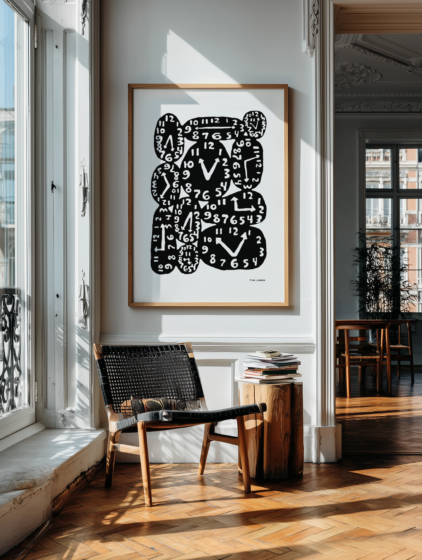 Tim Lahan - Work #1: All The Time - Poster - Holiday Bazaar