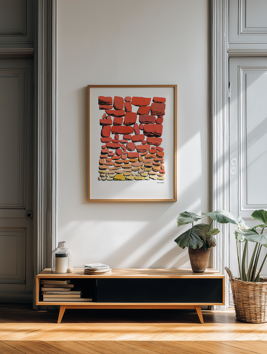 Tim Lahan - Work #6: Rise Set - Poster