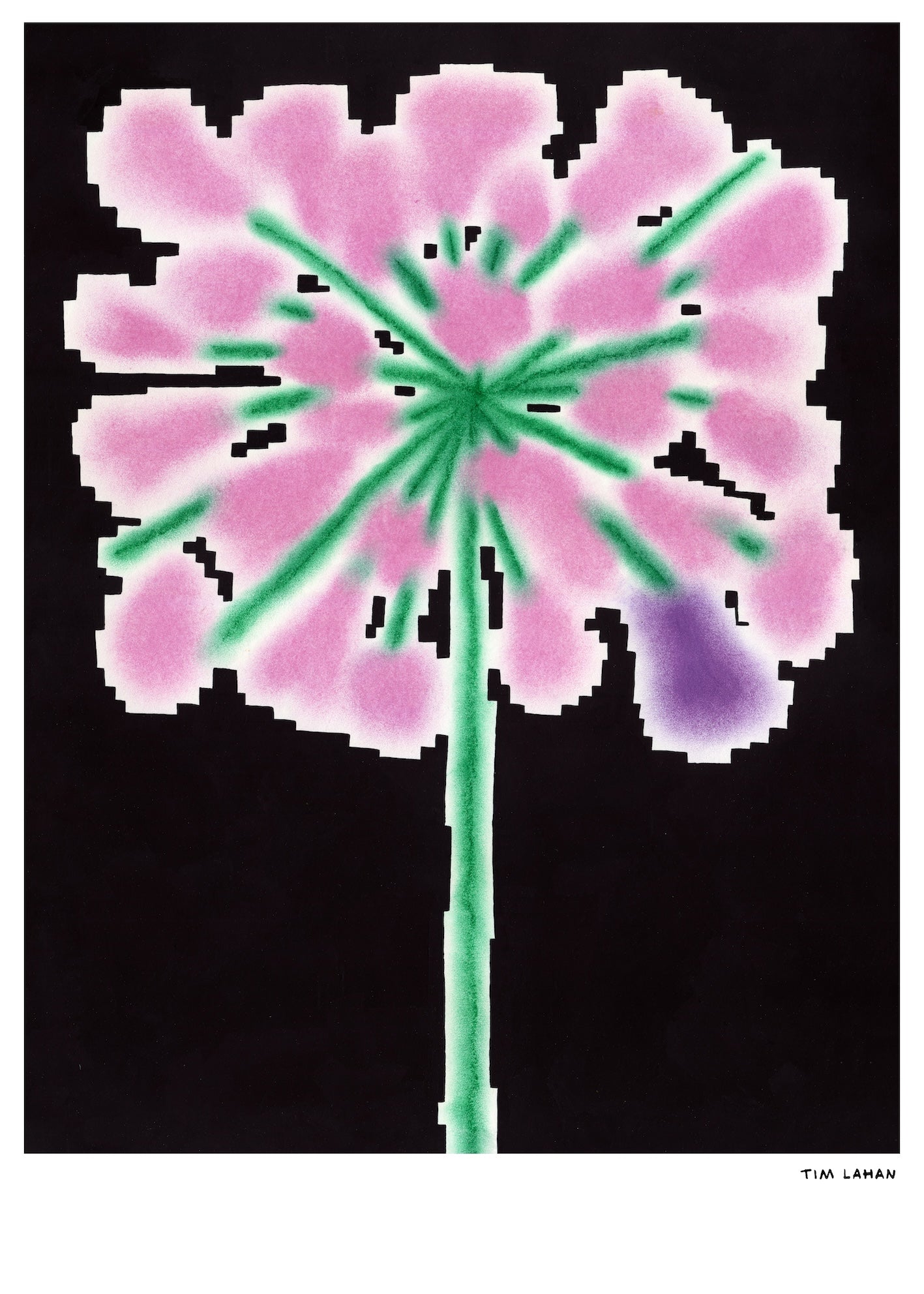 Tim Lahan - Work #5: Purple - Poster