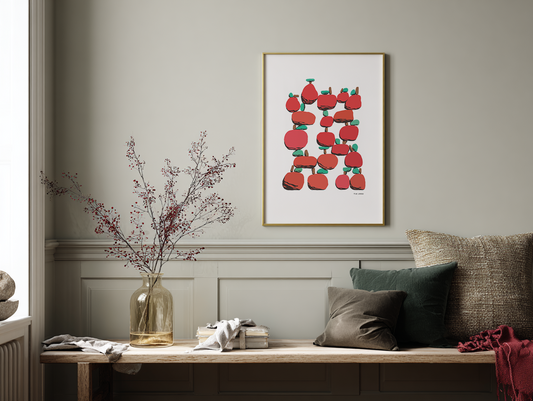 Tim Lahan - Work #2: Apples - Poster