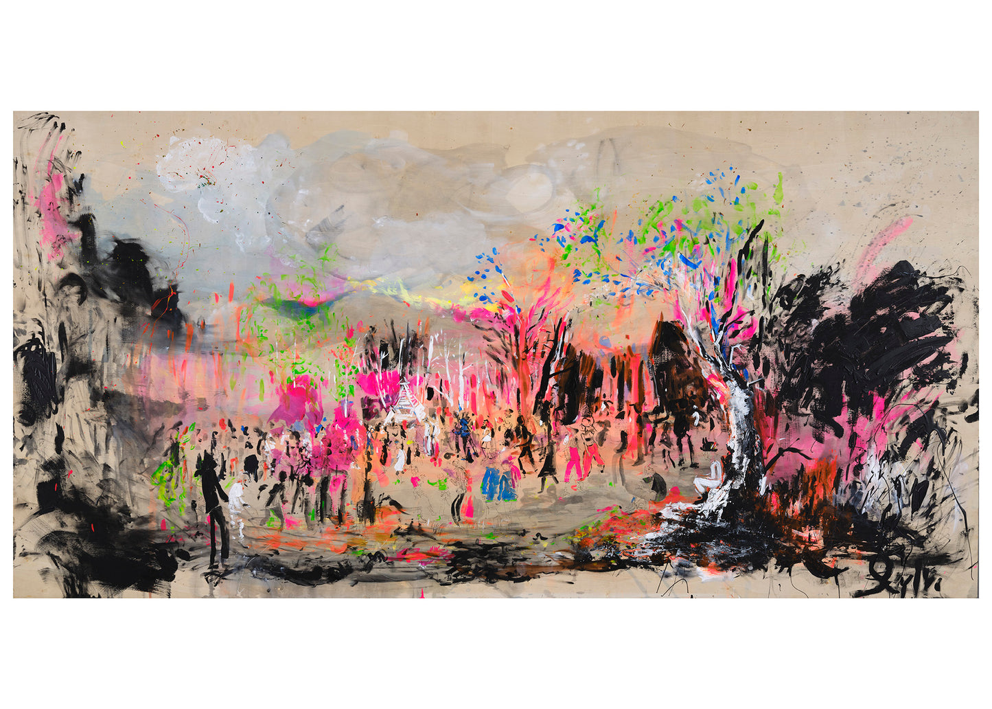 Mari-Helene Hvalbye - The Monument daytime - Poster