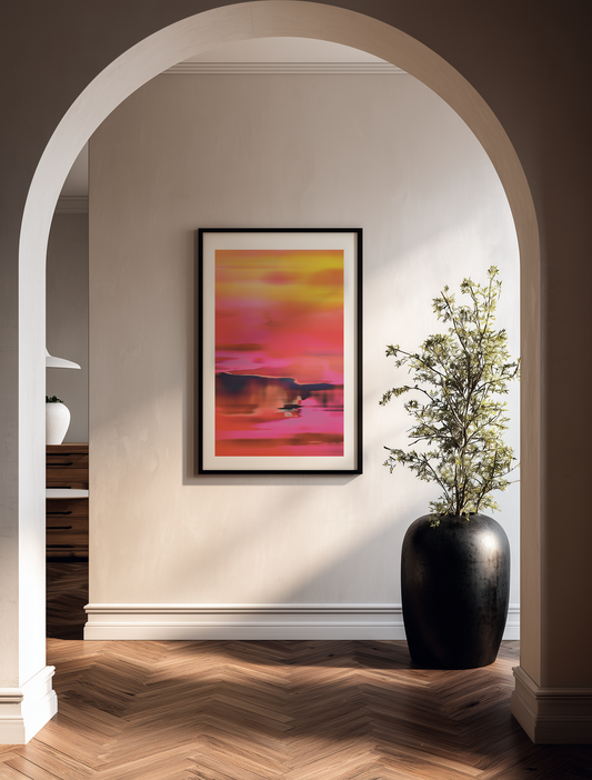 Kristine Moen - Red Landscape