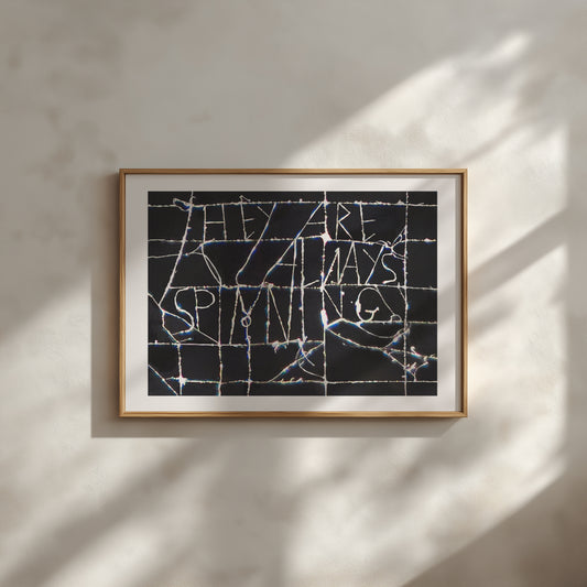 Willa Wathne - Work #1 - They Are Always Spinning - Poster