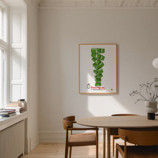 James Martin - Work #2: Targa, Green - Poster