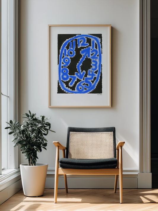 Tim Lahan - Work #4: Clock - Poster