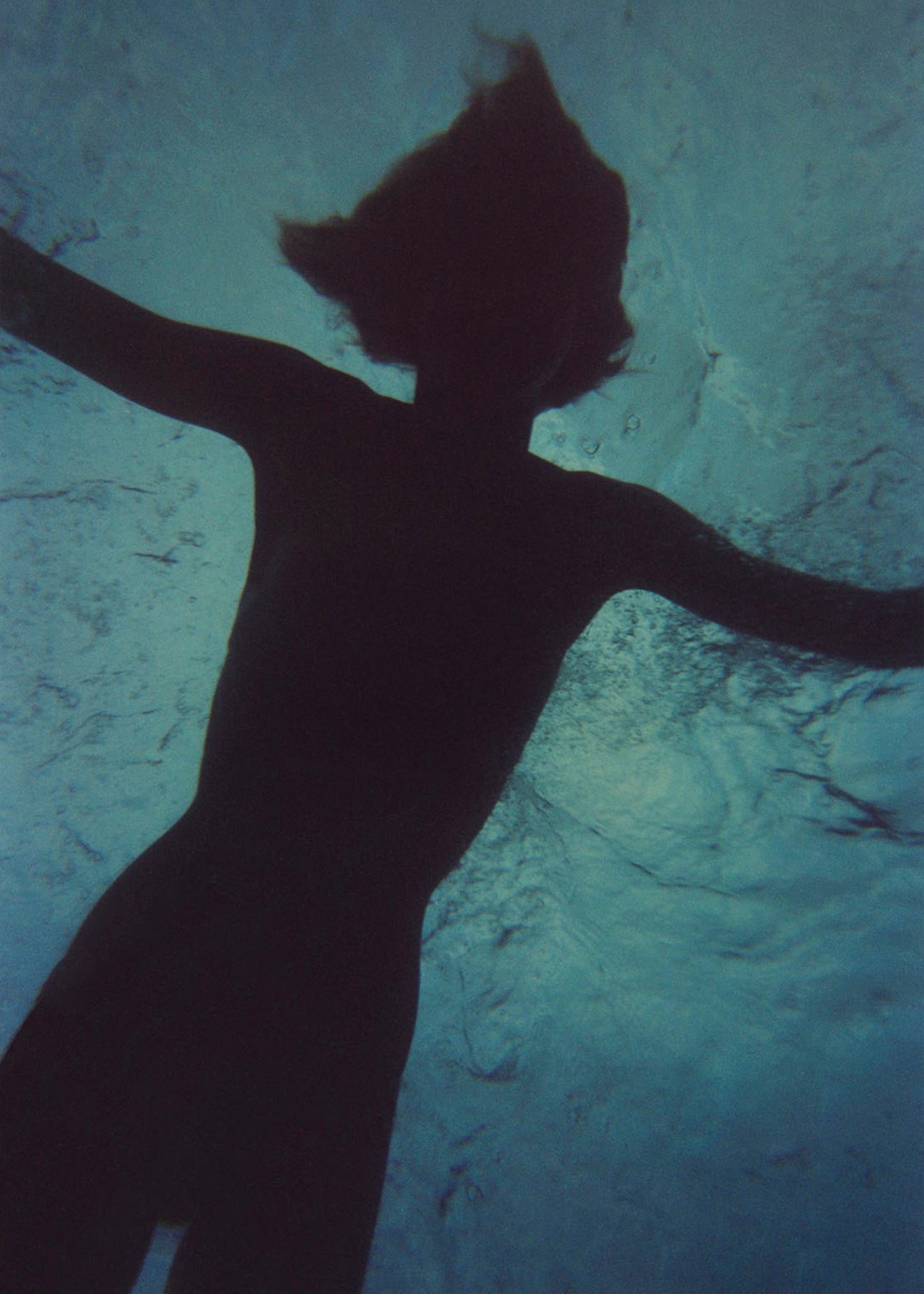 Vava Ribeiro - Work #1: Unknown silhouette Shark’s Cove, Oahu - Poster