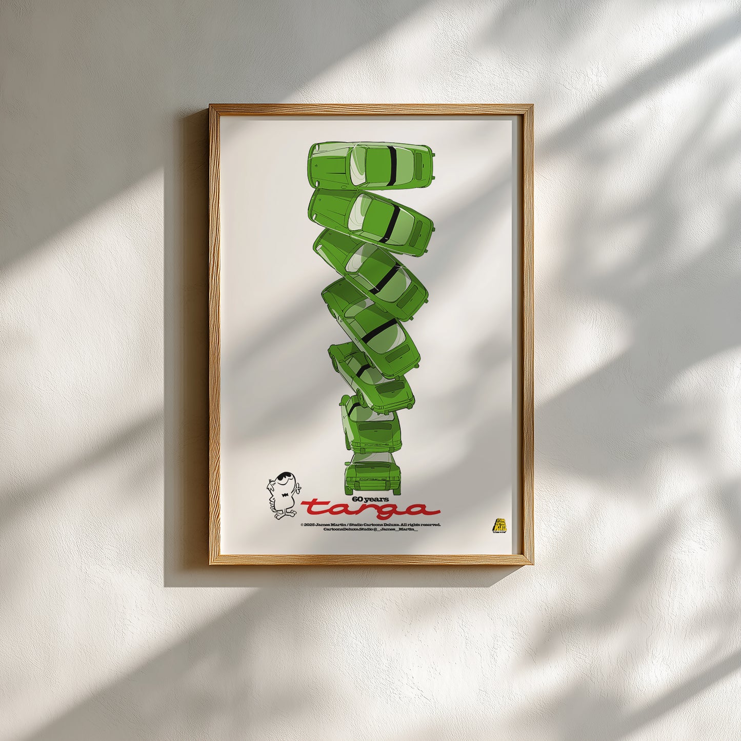 James Martin - Work #2: Targa, Green - Poster