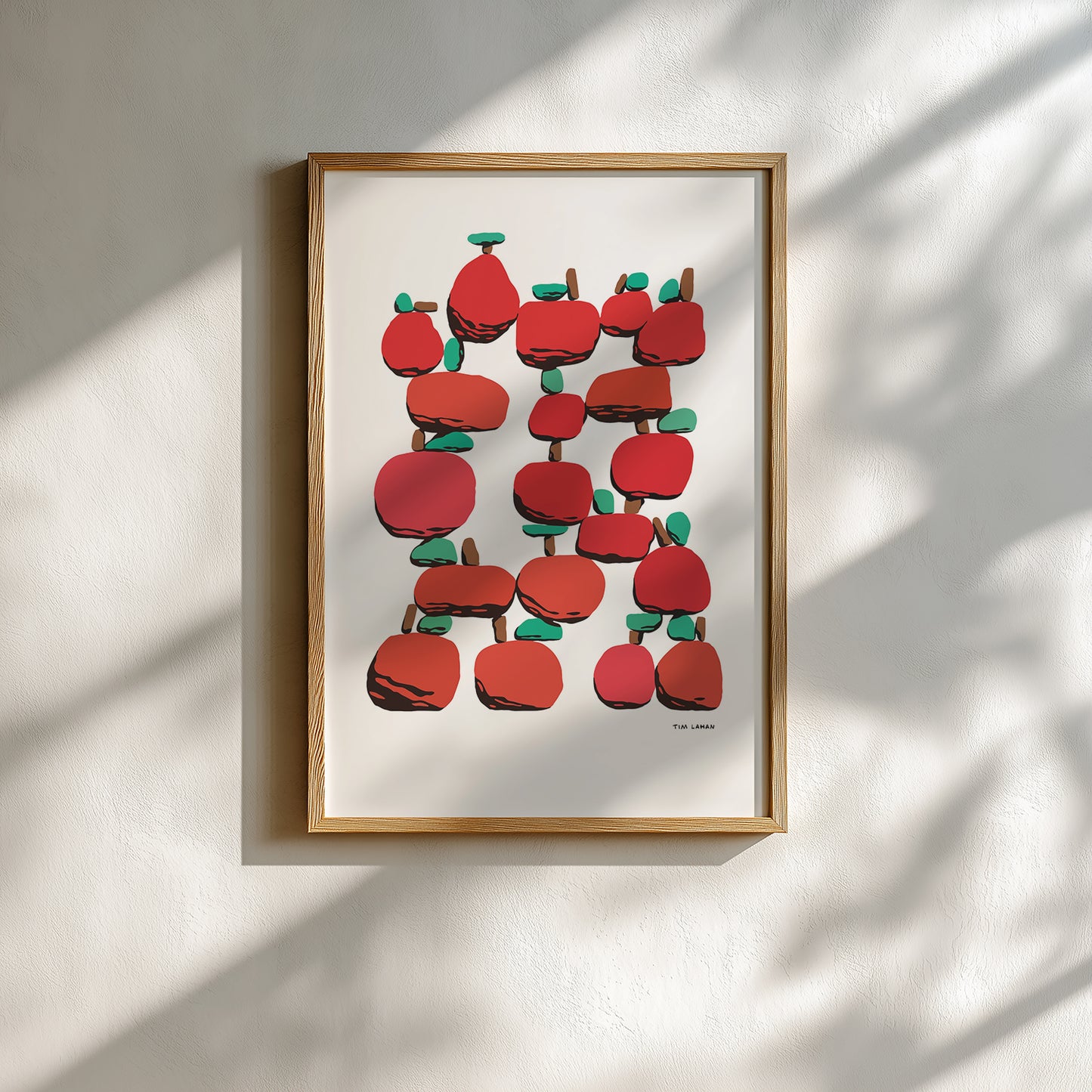 Tim Lahan - Work #2: Apples - Poster