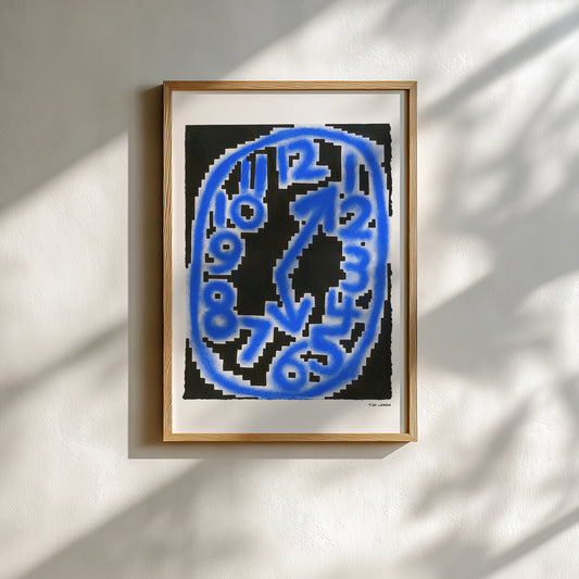 Tim Lahan - Work #4: Clock - Poster