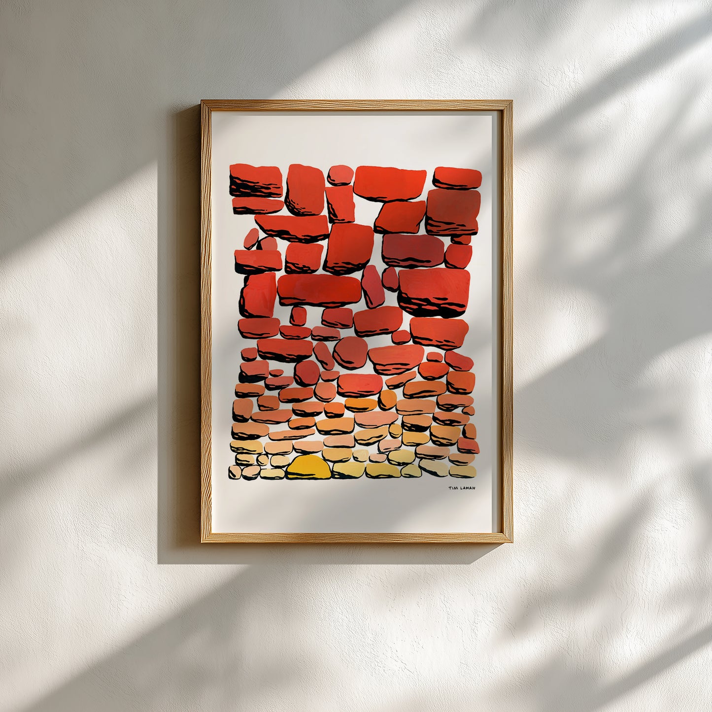 Tim Lahan - Work #6: Rise Set - Poster