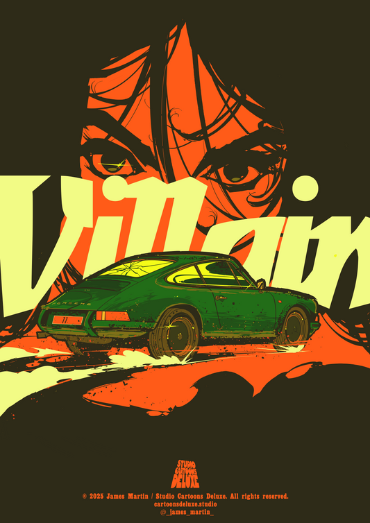 James Martin - Work #9: Villain_05 - Poster