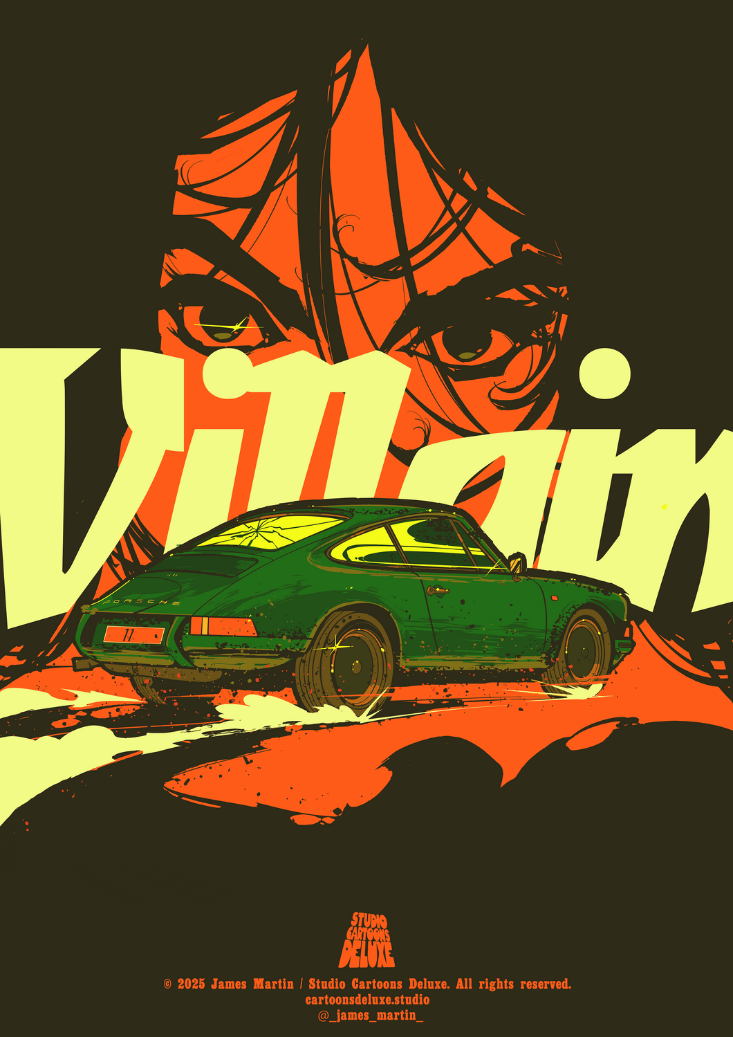 James Martin - Work #9: Villain_05 - Poster