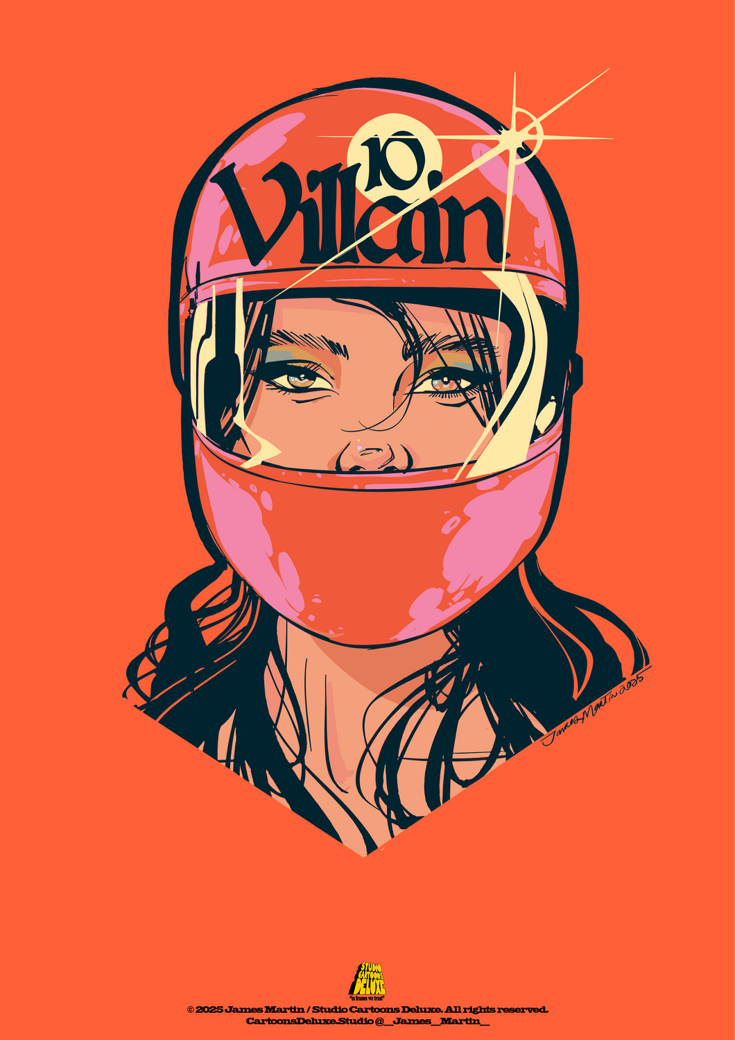 James Martin - Work #10: Villain_06 - Poster