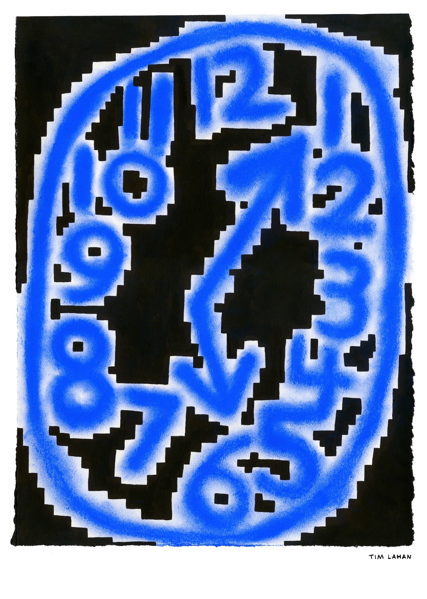 Tim Lahan - Work #4: Clock - Poster