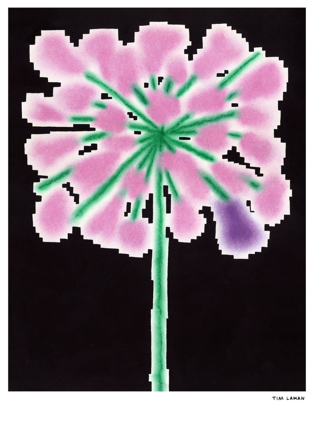 Tim Lahan - Work #5: Purple - Poster