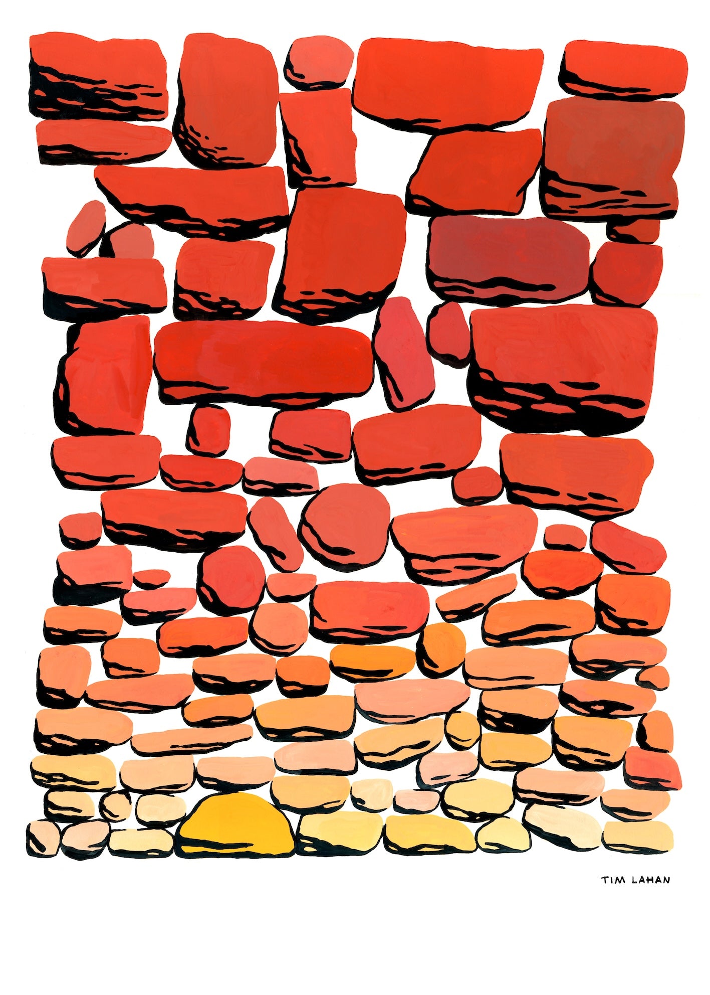 Tim Lahan - Work #6: Rise Set - Poster