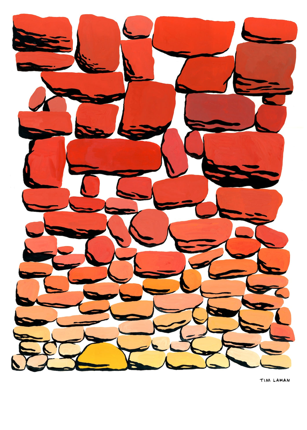 Tim Lahan - Work #6: Rise Set - Poster