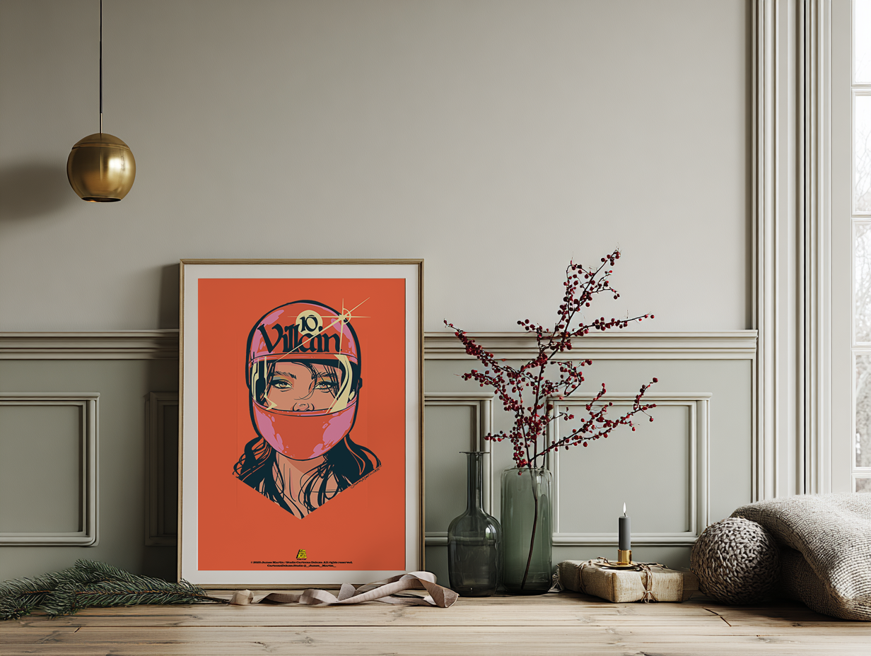 James Martin - Work #10: Villain_06 - Poster