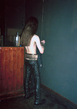 Load image into Gallery viewer, Sanna Charles - Work #10: Topless with leather and studs. God Listens to Slayer 2015 - Art Print
