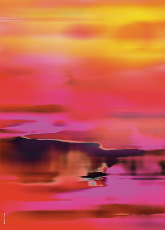 Kristine Moen - Red Landscape