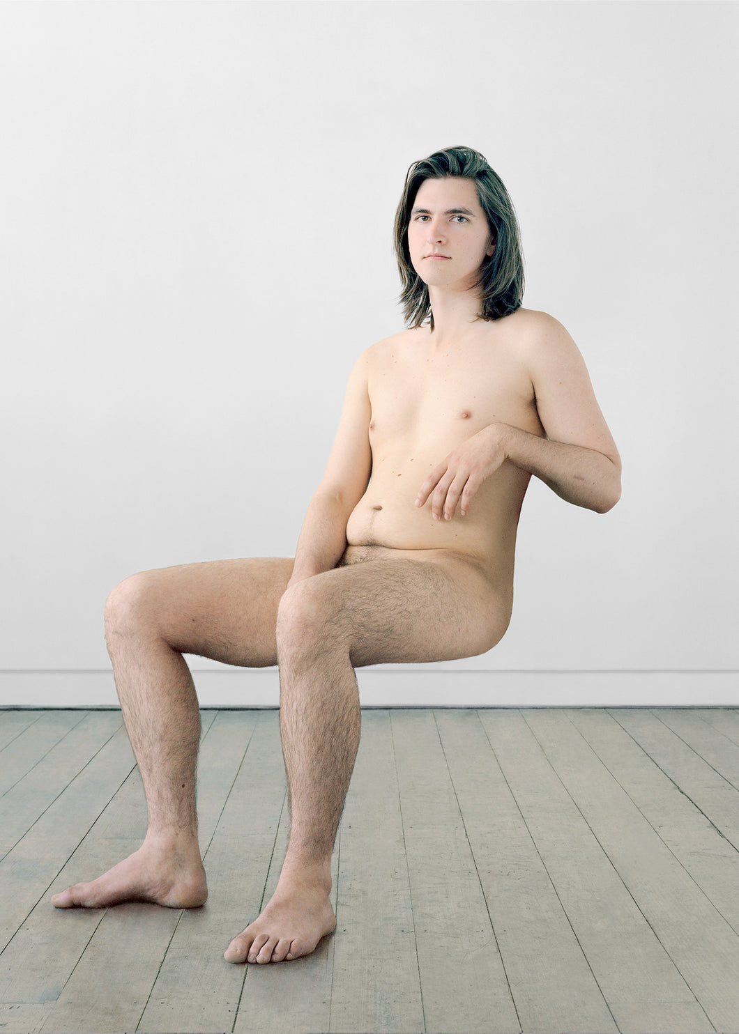Vivien Allender - Work #3 Seated Nude #7 - Art Print
